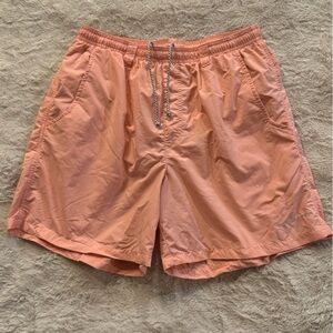 Men’s Columbia 7in PFG Lined Shorts Shade Salmon Size Medium Like New!